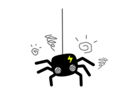 Dum-Dum (Black Tiny Spider) sticker #3465782