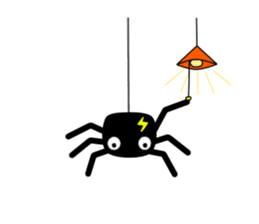Dum-Dum (Black Tiny Spider) sticker #3465785