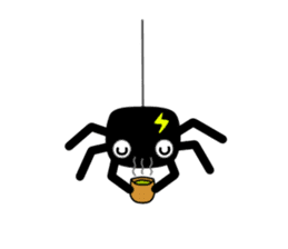 Dum-Dum (Black Tiny Spider) sticker #3465786