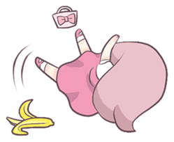 Clumsy Girl sticker #3465943