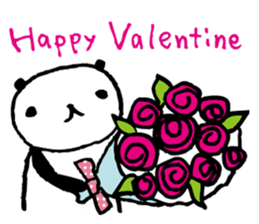 Every day of a panda in February sticker #3466557