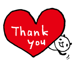 Every day of a panda in February sticker #3466559