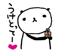 Every day of a panda in February sticker #3466563