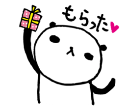 Every day of a panda in February sticker #3466576