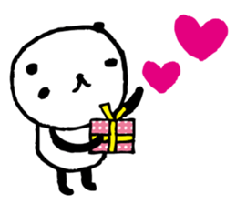 Every day of a panda in February sticker #3466581
