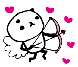 Every day of a panda in February sticker #3466582