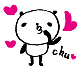 Every day of a panda in February sticker #3466585