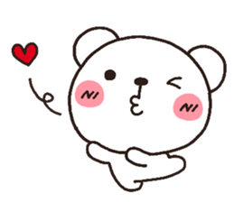 bear heart 10 sticker #3467736