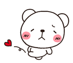 bear heart 10 sticker #3467748