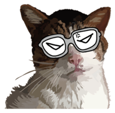 Megane&masukuNeko sticker #3468475