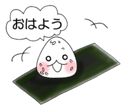 Rice ball Rice ball Sticker sticker #3468724