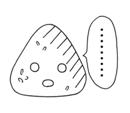 Rice ball Rice ball Sticker sticker #3468746