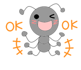Circle ant sticker #3468915