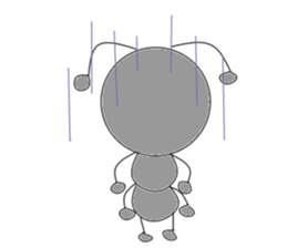 Circle ant sticker #3468941