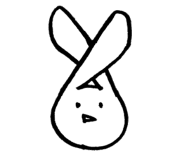 rabbit ear changes sticker #3469635