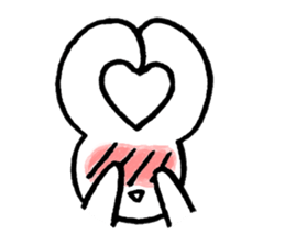 rabbit ear changes sticker #3469639