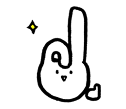 rabbit ear changes sticker #3469658