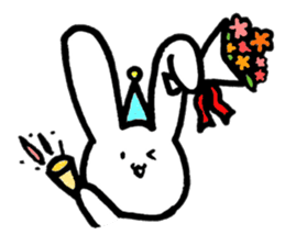 rabbit ear changes sticker #3469663
