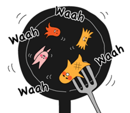 The sausage man and his friends(English) sticker #3470080
