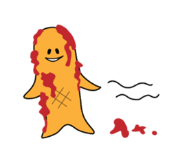 The sausage man and his friends(English) sticker #3470082