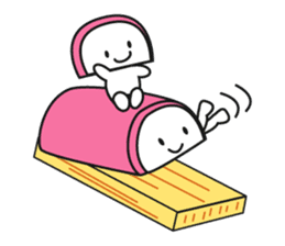 Kamaboko tan sticker #3470116