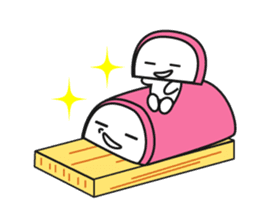 Kamaboko tan sticker #3470138