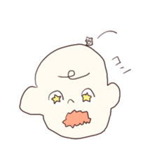 Little get suck children sticker #3470176