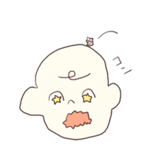 Little get suck children sticker #3470176