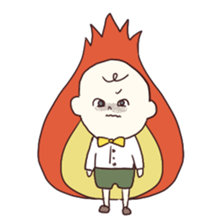 Little get suck children sticker #3470179