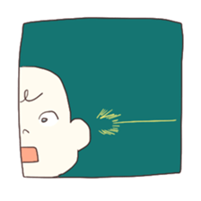 Little get suck children sticker #3470184