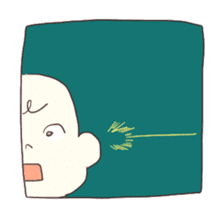 Little get suck children sticker #3470184