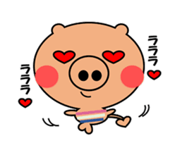 love love.pig sticker #3470297