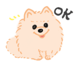 Baby Pomeranian CHOCO sticker #3470394