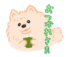 Baby Pomeranian CHOCO sticker #3470397