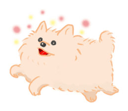 Baby Pomeranian CHOCO sticker #3470400