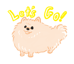 Baby Pomeranian CHOCO sticker #3470405