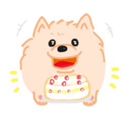 Baby Pomeranian CHOCO sticker #3470414