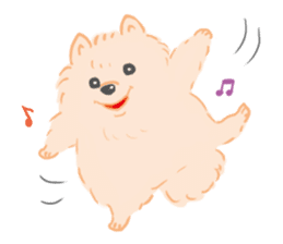 Baby Pomeranian CHOCO sticker #3470426