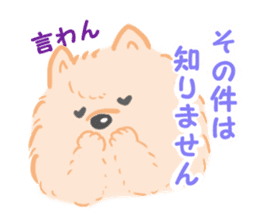 Baby Pomeranian CHOCO sticker #3470427