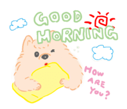 Baby Pomeranian CHOCO sticker #3470433