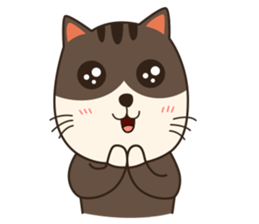 Sushi Meaw English version sticker #3470840