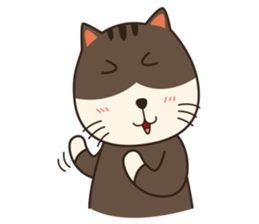 Sushi Meaw English version sticker #3470843