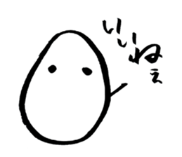 Japanese TAMAGO CHAN (Egg girl) sticker #3471639