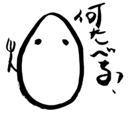 Japanese TAMAGO CHAN (Egg girl) sticker #3471642
