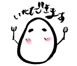 Japanese TAMAGO CHAN (Egg girl) sticker #3471646