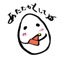 Japanese TAMAGO CHAN (Egg girl) sticker #3471660