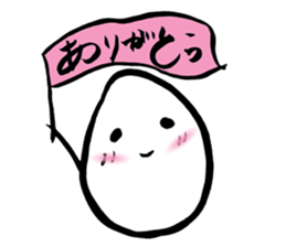 Japanese TAMAGO CHAN (Egg girl) sticker #3471666