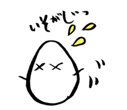 Japanese TAMAGO CHAN (Egg girl) sticker #3471667