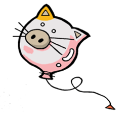 My boss is Butaneko. (English) sticker #3471688