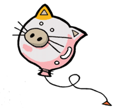 My boss is Butaneko. (English) sticker #3471688